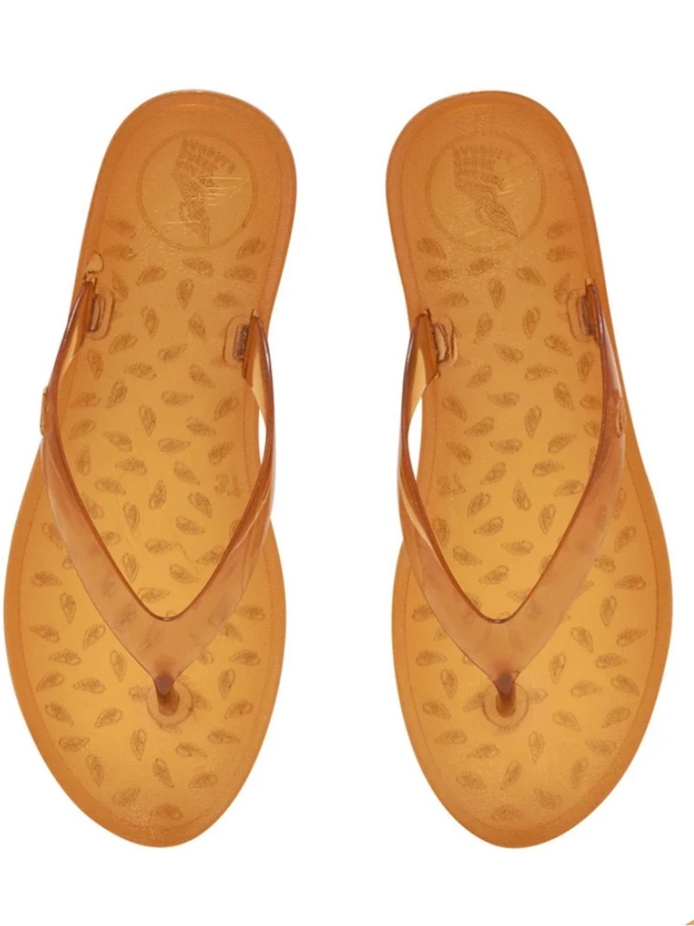 Ancient Greek Jelly Flip Flop Caramel. Size 38. Never Worn.